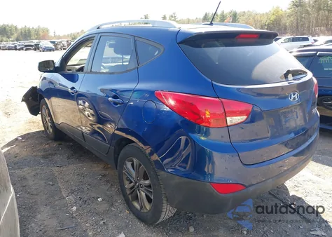 2015 Hyundai Tucson Se from USA, damaged, VIN KM8JUCAG3FU967527
